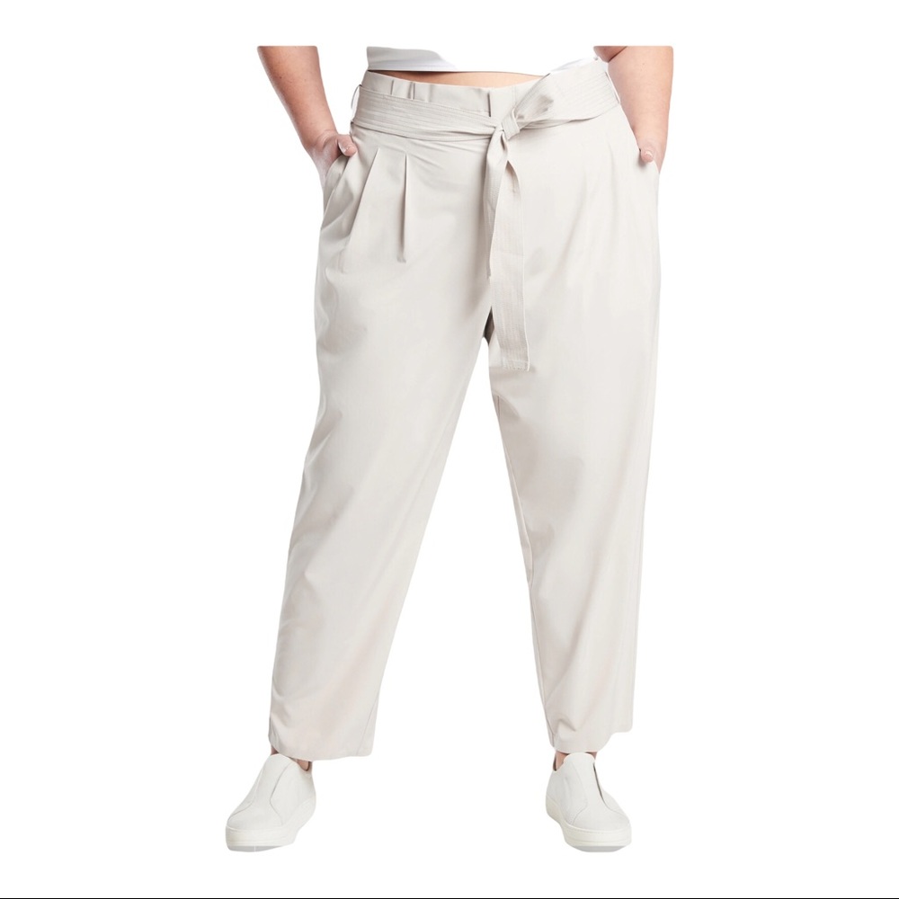 NWT Athleta Abalone Grey skyline pant 2 size 18